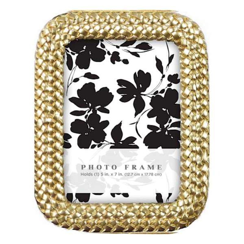 Gold Braid Tabletop Frame, 5×7