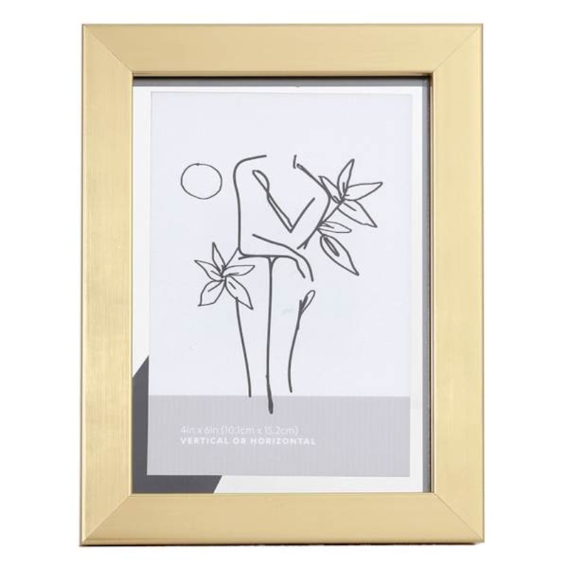 Gold Float Tabletop Picture Frame, 5×7