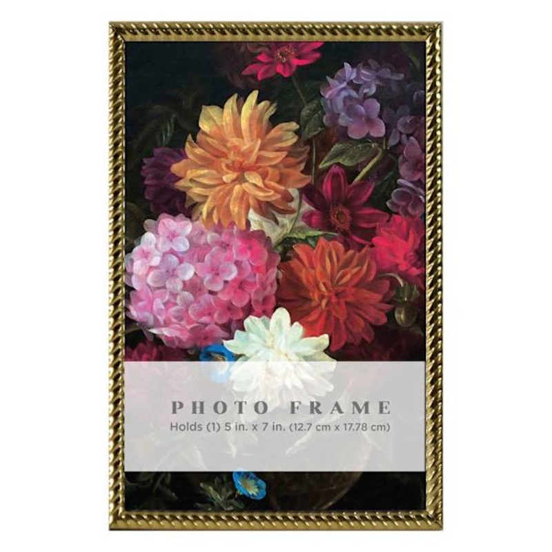 Gold Metal Tabletop Frame, 5×7