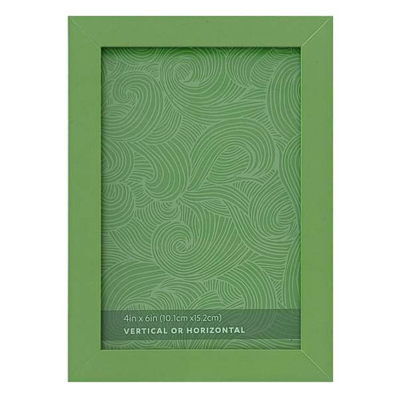 Green Tabletop Picture Frame, 4×6
