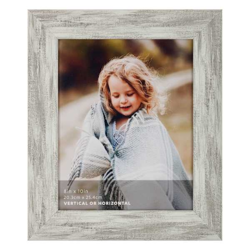 Grey Distressed Tabletop Picture Frame, 8×10