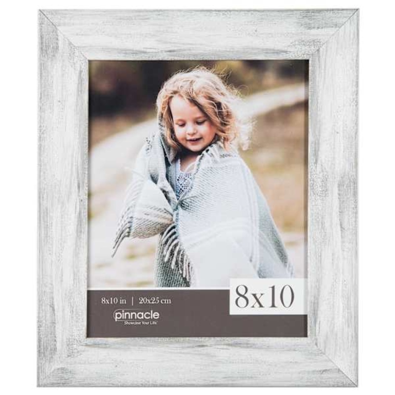 Grey Scoop Tabletop Picture Frame, 8×10