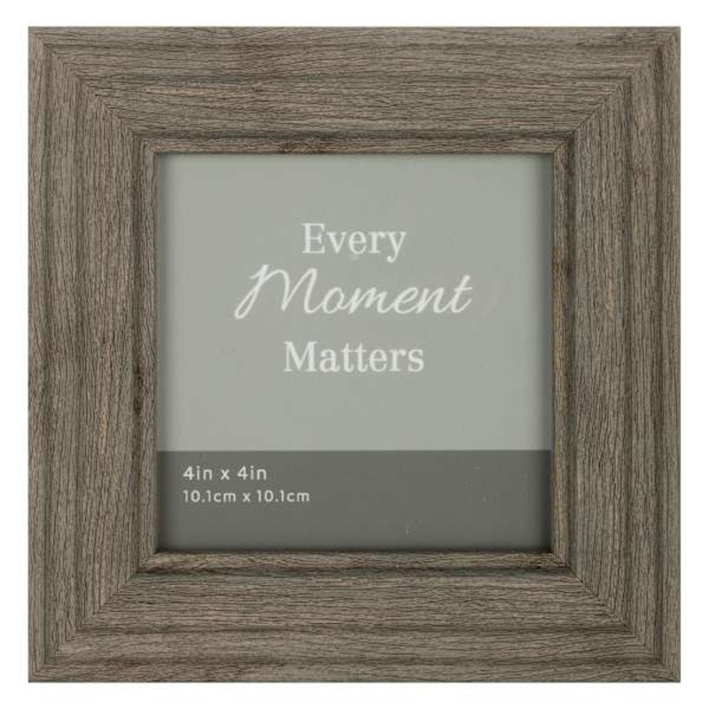 Greywash Narrow Tabletop Picture Frame, 4″