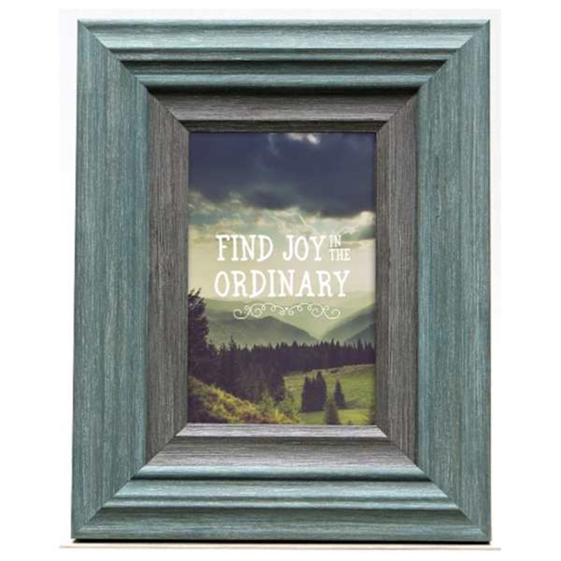 Miranda Light Turquoise Tabletop Picture Frame, 4×6