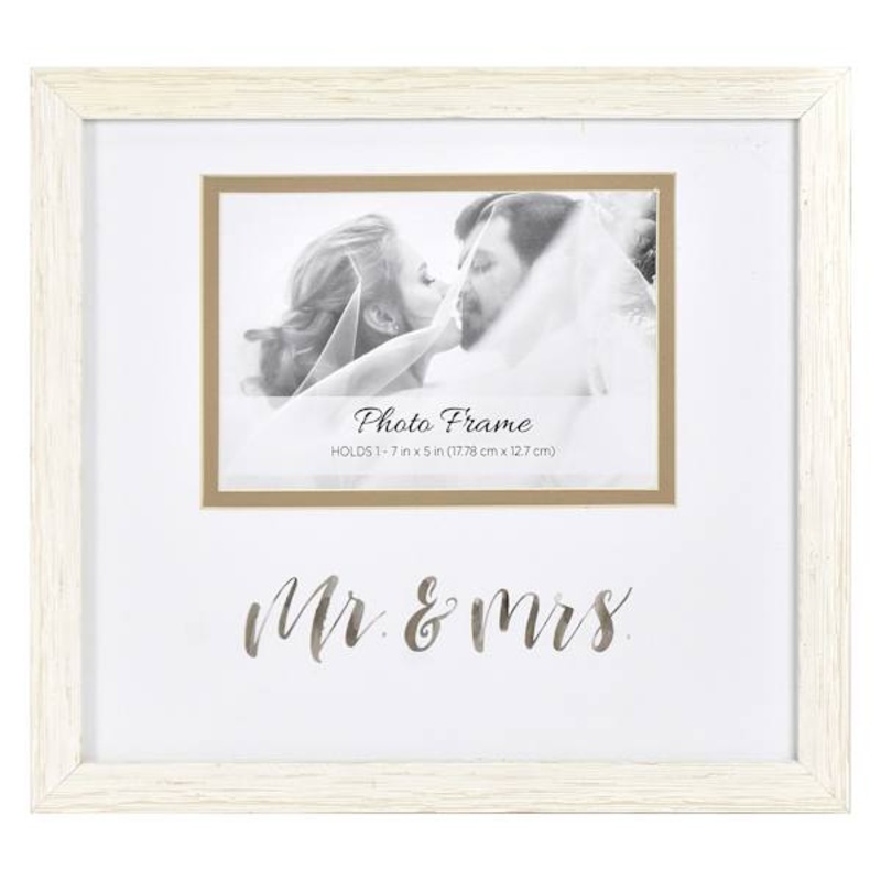 Mr & Mrs Tabletop Picture Frame, 11×10