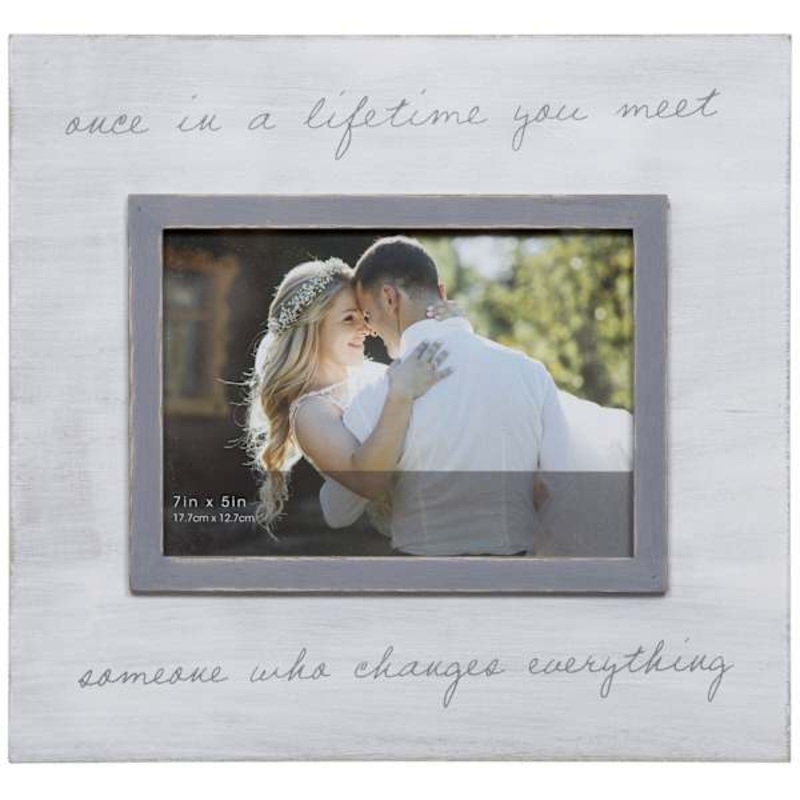Once In Lifetime Sentiment Tabletop Picture Frame, 5×7