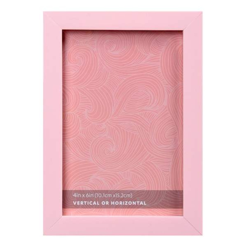 Pink Tabletop Picture Frame, 4×6