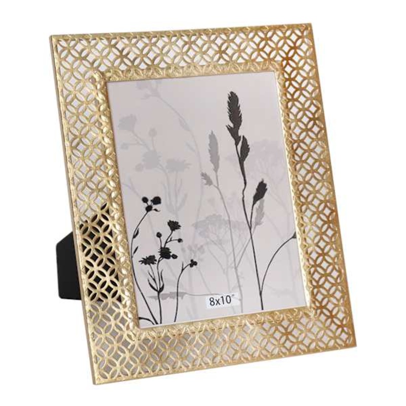 Providence Geometric Metal Tabletop Picture Frame, 8×10