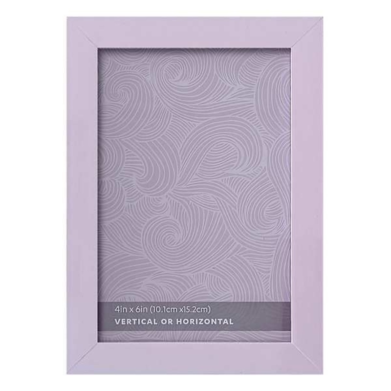 Purple Tabletop Picture Frame, 4×6