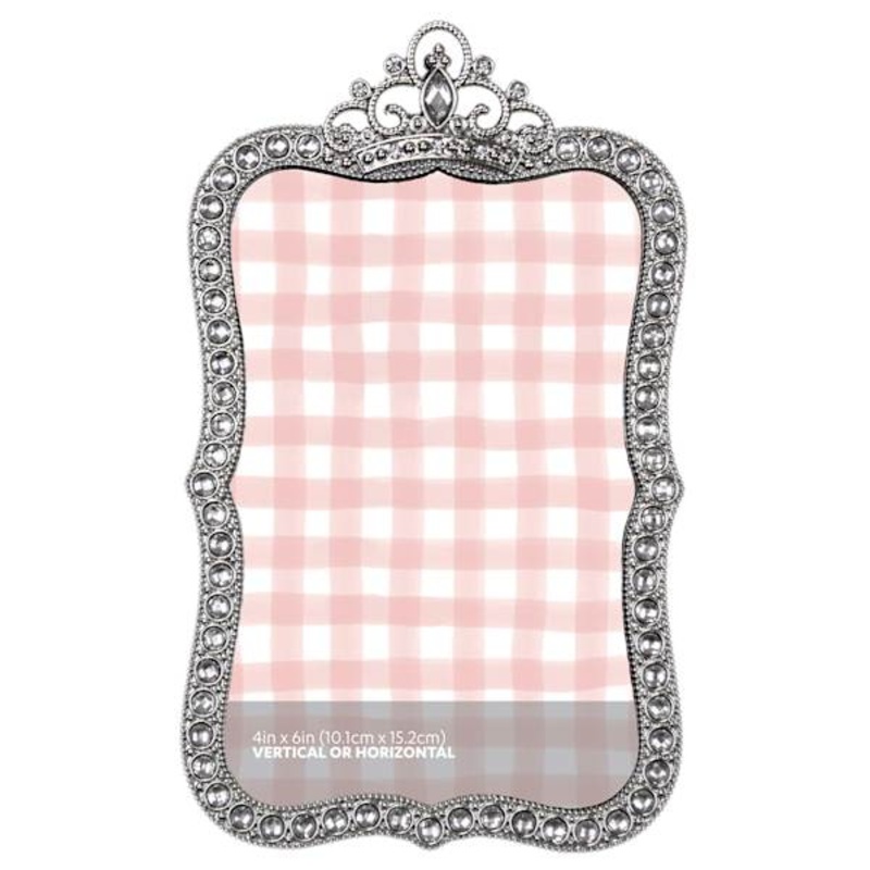 Tiny Dreamers Metal Crown Tabletop Picture Frame, 4×6