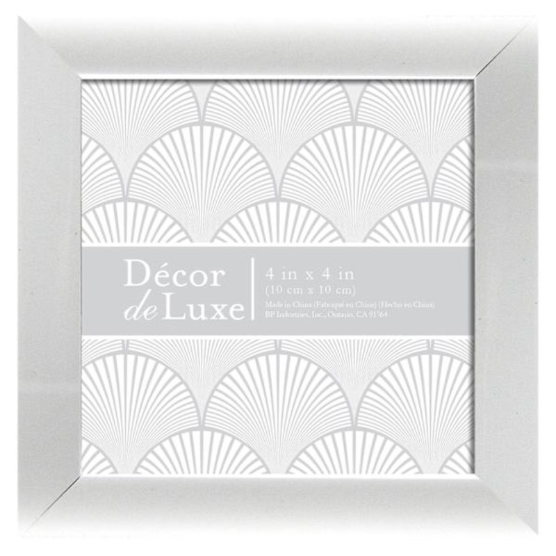 White Tabletop Picture Frame, 4″
