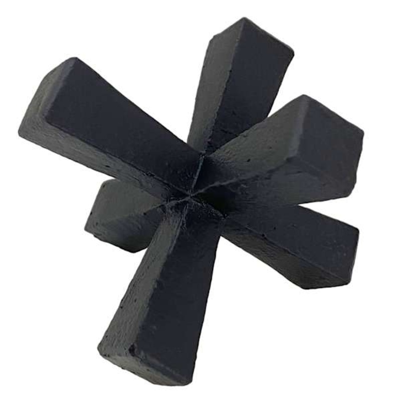 Black Block Spike Figurine, 3.5″