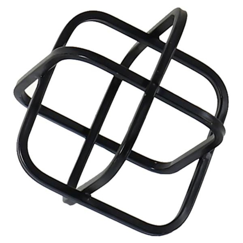 Black Metal Square Hollow Cube, 5.3″