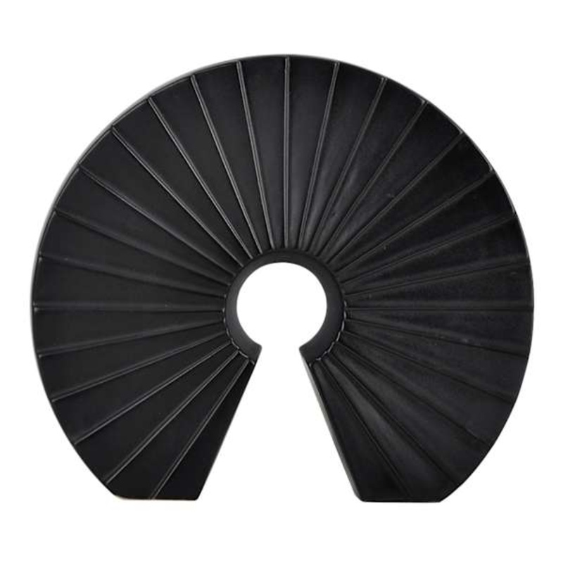 Black Round Arch Figurine, 9.5″