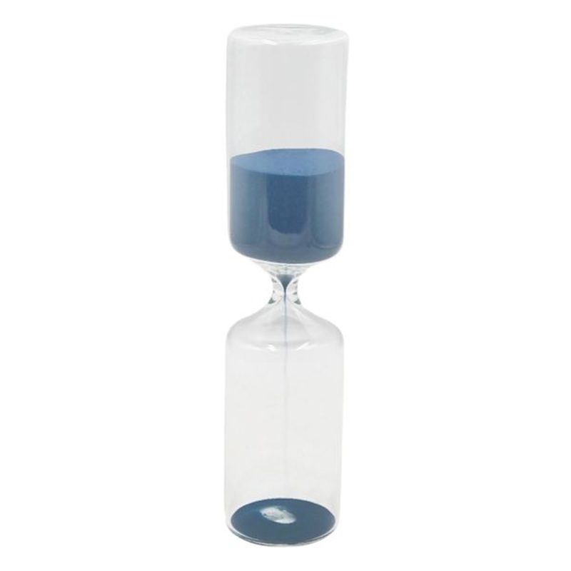 Blue Sand Hourglass, 10″