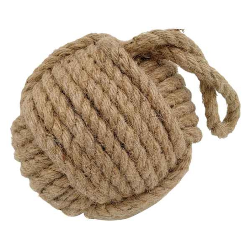 Brown Jute Orb, 6″