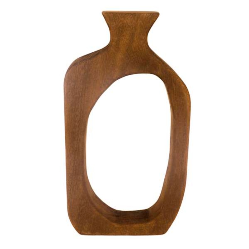 Brown Wooden Decor, 15″