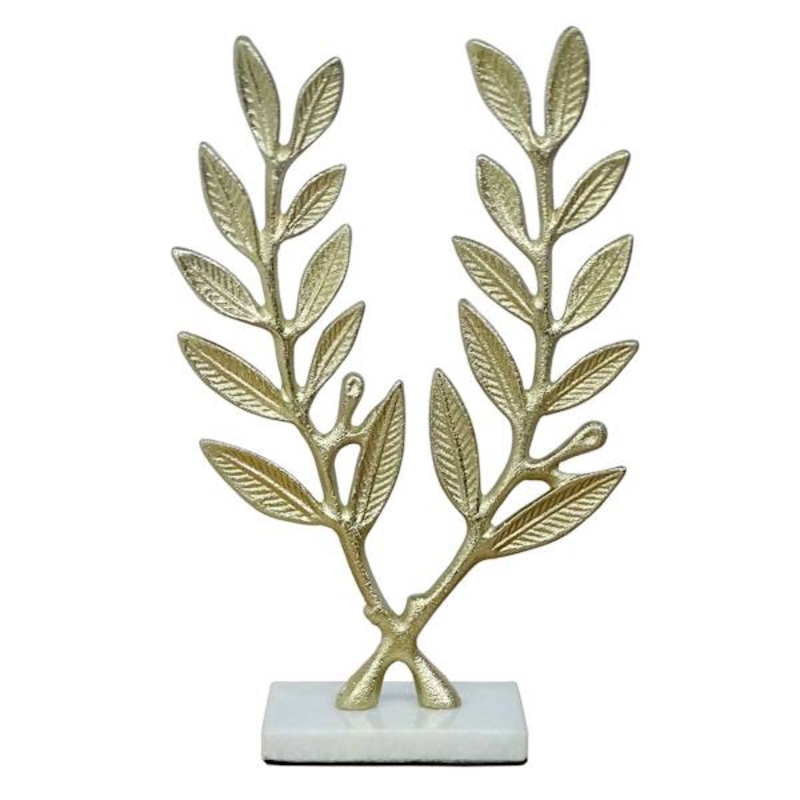 Casted Leaf Pedestal, 11″