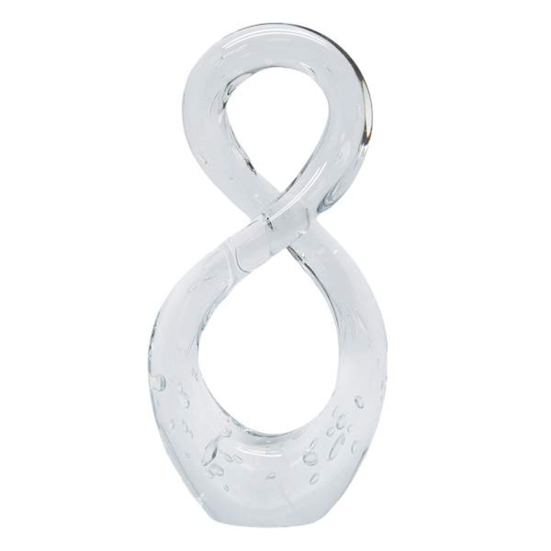 Clear Bubble Glass Dcor, 11″