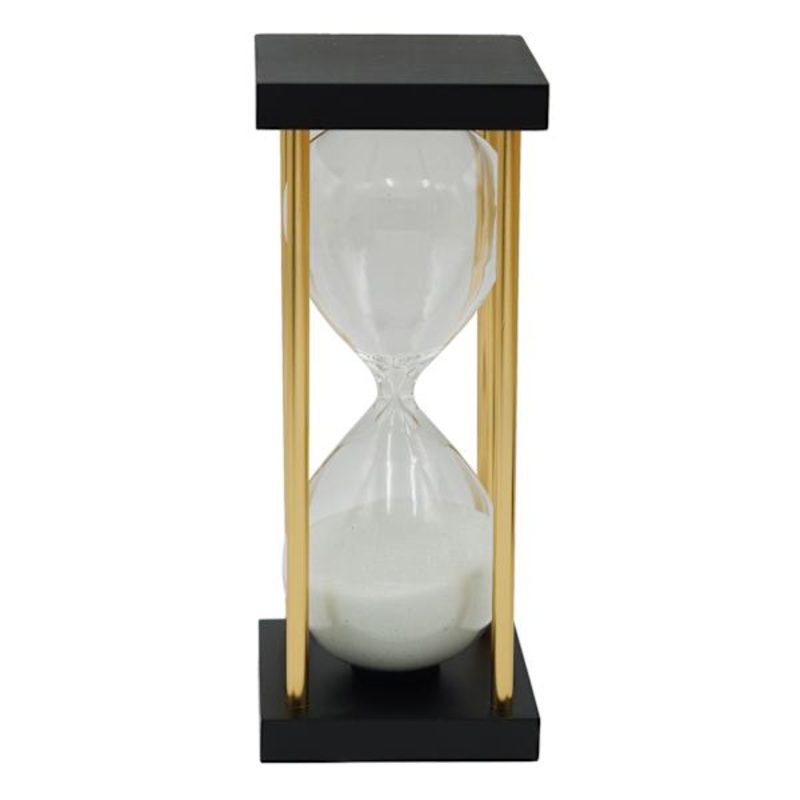 Clear Glass Hourglass, 5.5″