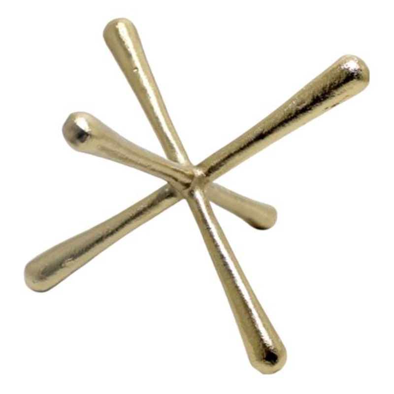 Crosby St. Gold Jack Figurine, 9″