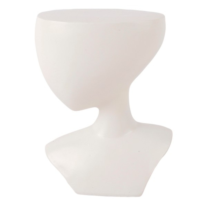 Crosby St. White Abstract Bust Figurine, 6×7.5
