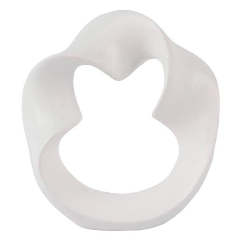 Crosby St. White Twisted Sculpture, 8.5″