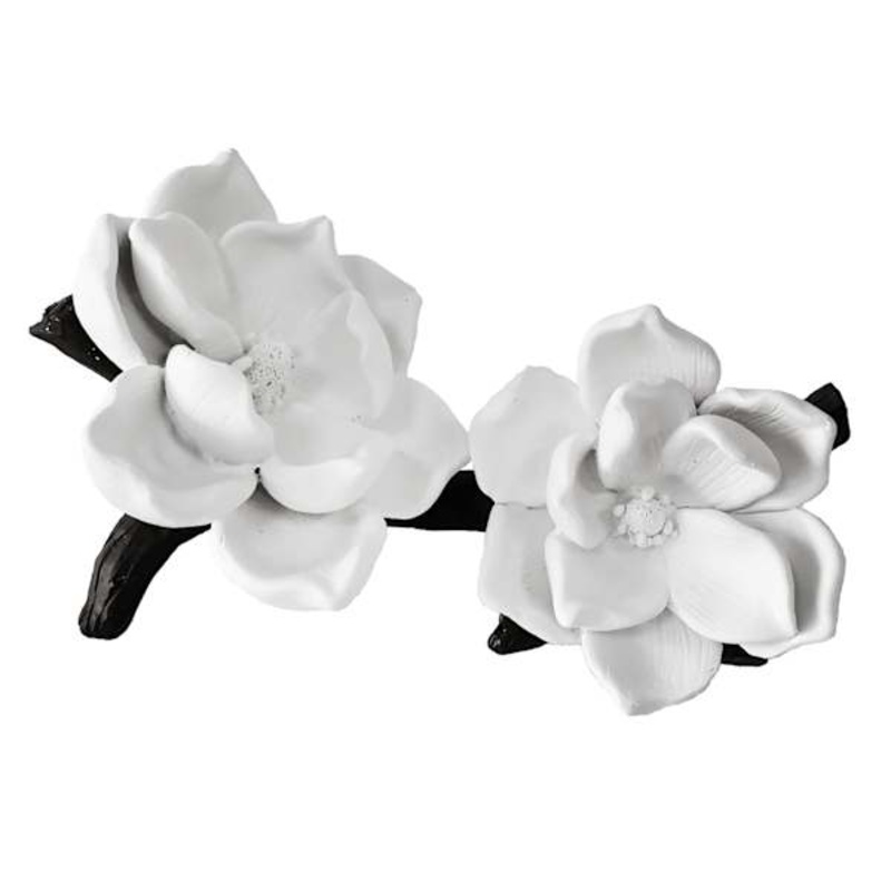 Flower Branch Decor, 8″