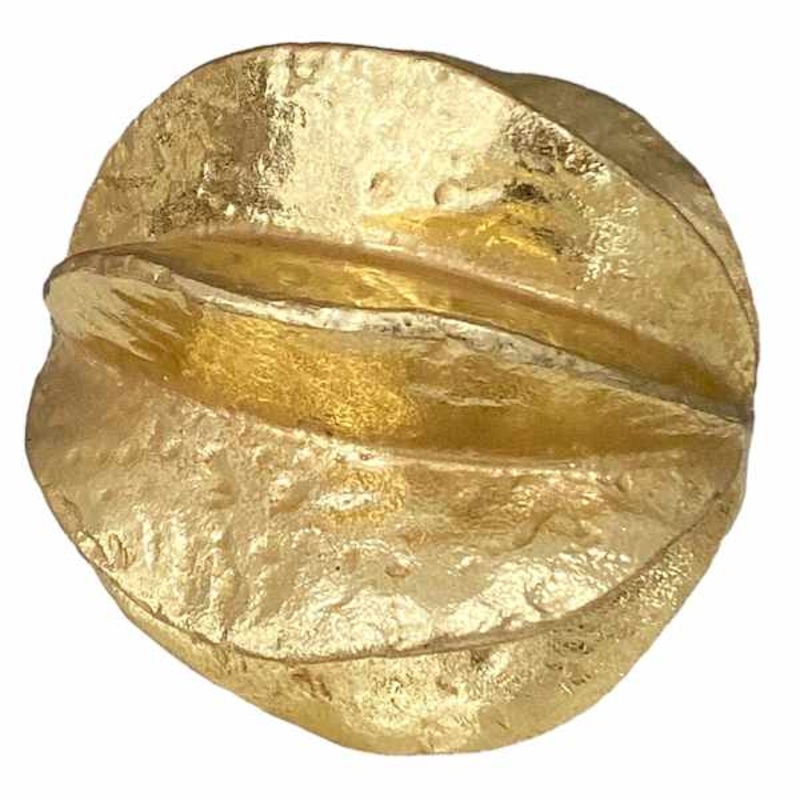 Found & Fable Gold Star Fruit Figurine, 3″