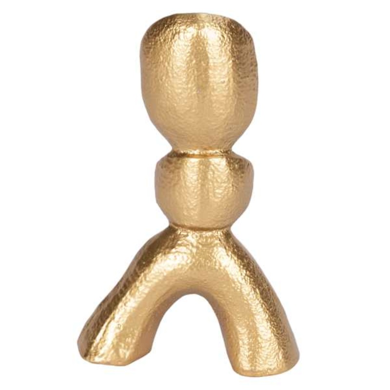 Gold Abstract Table Decor, 5.5″