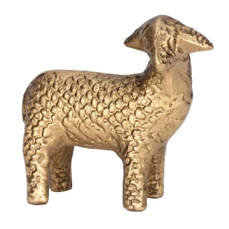 Gold Lamb Table Decor, 4″