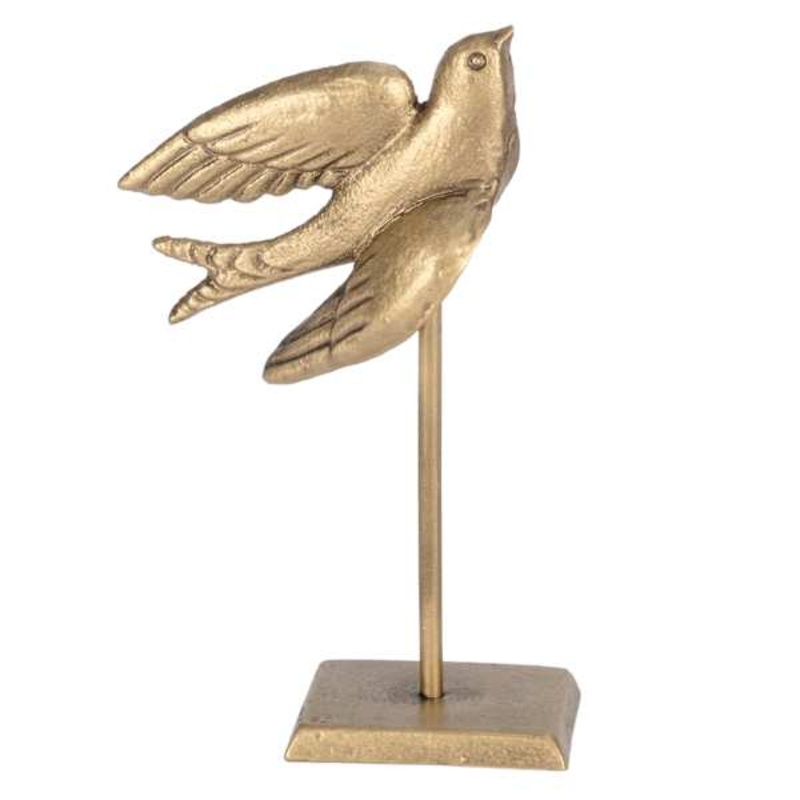 Gold Metal Bird Table Decor, 8.7″