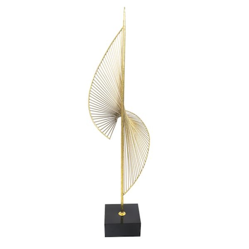 Gold Metal Floor Decor, 29″