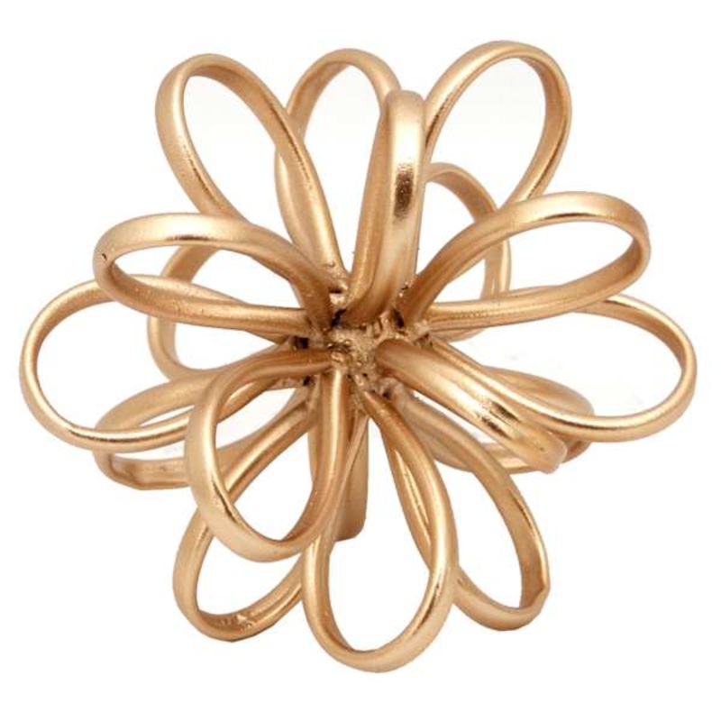 Gold Metal Flower, 5″