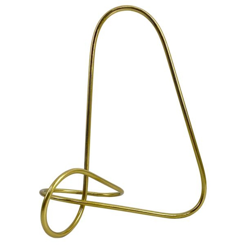 Gold Swirl Table Decor, 10″