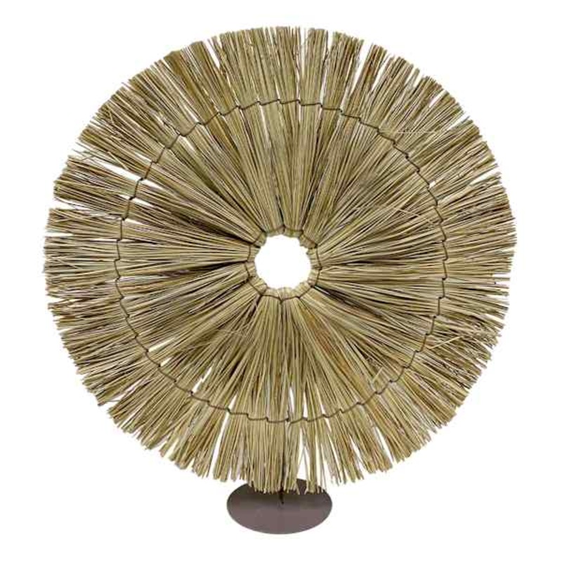Grass Medallion on Stand, 21″