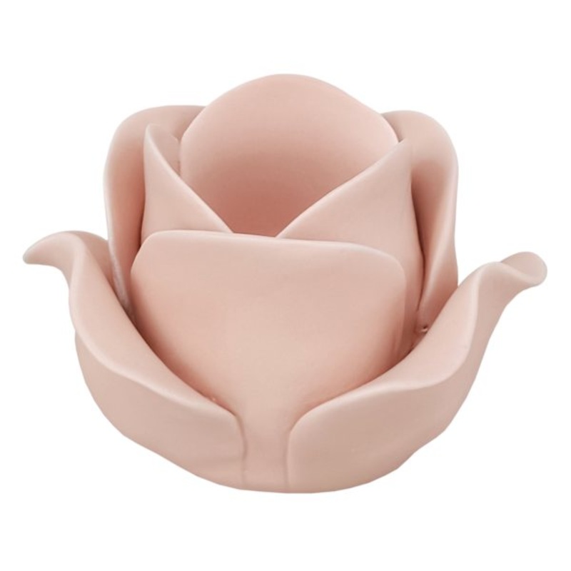 Grey Ceramic Flower, 6.5″