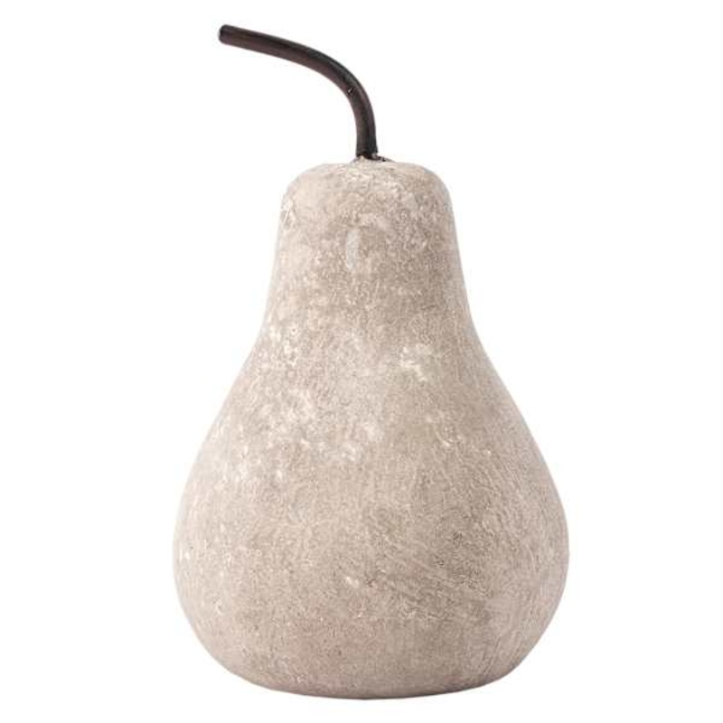 Grey Pear Figurine, 6″