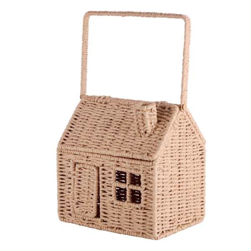 Honeybloom Wicker House Storage Basket, 8×14