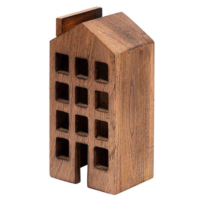 Honeybloom Wooden Decorative House, 8″