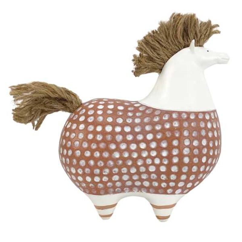 Horse Figurine, 8.5″