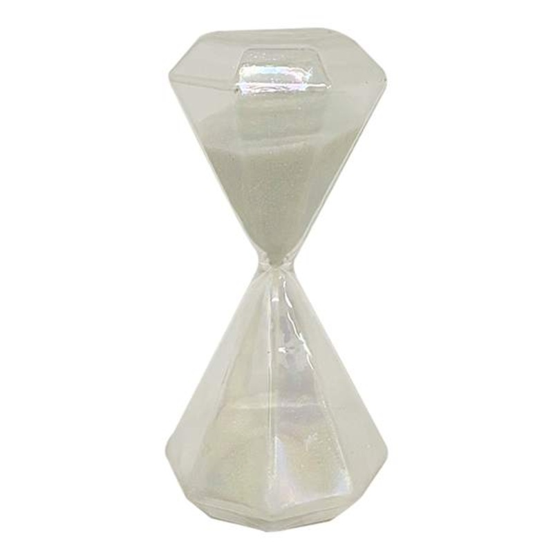 Iridescent Hourglass, 4.5″