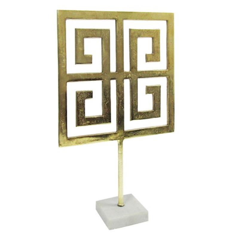 Key Scroll Sculpture Table Decor, 19″