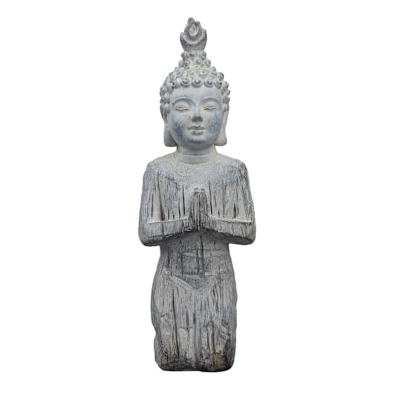 Kneeling Buddha Figurine, 12″
