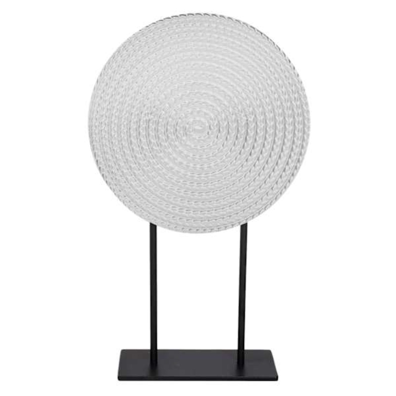Metal Circle Tabletop Decor, 16″