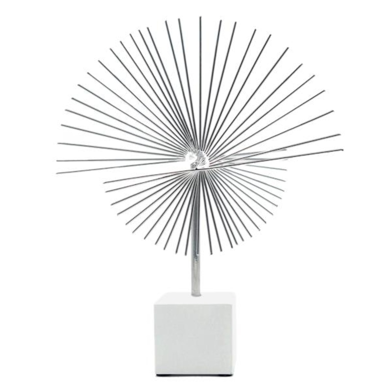 Metal Fan Decor, 15″