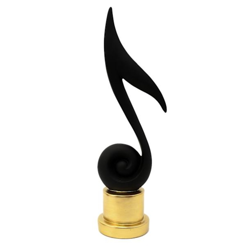 Music Note Figurine, 15″