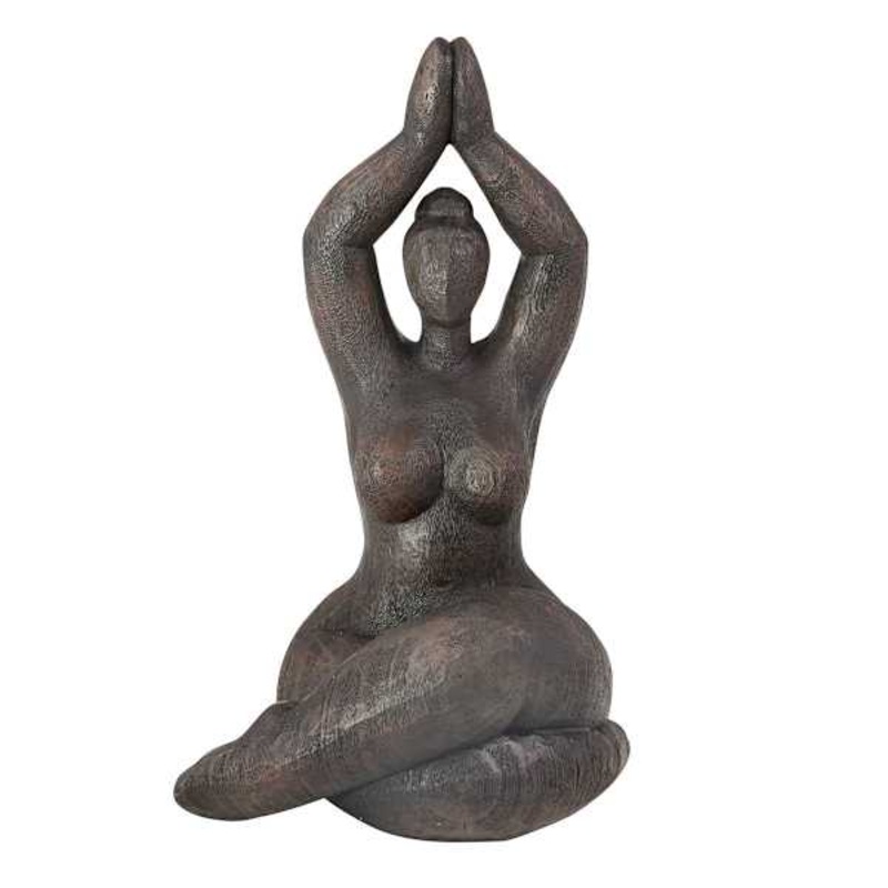 Namaste Female Yoga Figurine, 11″