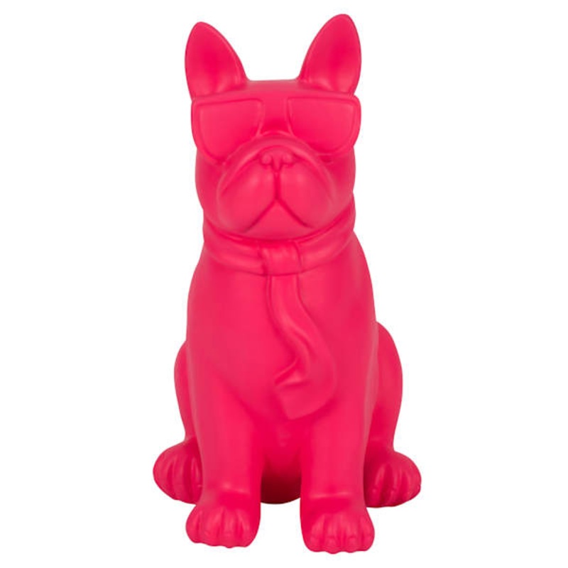 Pink Cool Shades Boston Terrier Figurine, 10″