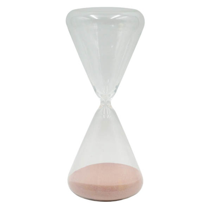 Pink Sand Hourglass, 8.9″